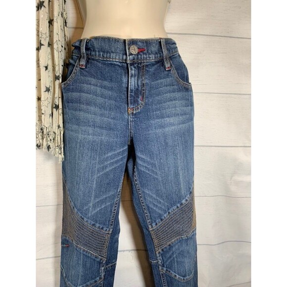 Allen B by Allen Schwartz Retro Jeans – Size 10, Zipper Ankles, Ribbed Legs - Picture 4 of 12